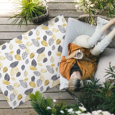 Covor interior din vinil Frunze deschise și întunecate model natural la modă