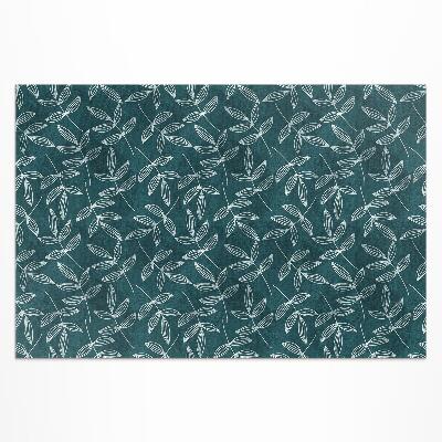 Covor de vinil Creangă minimalistă cu frunze boho