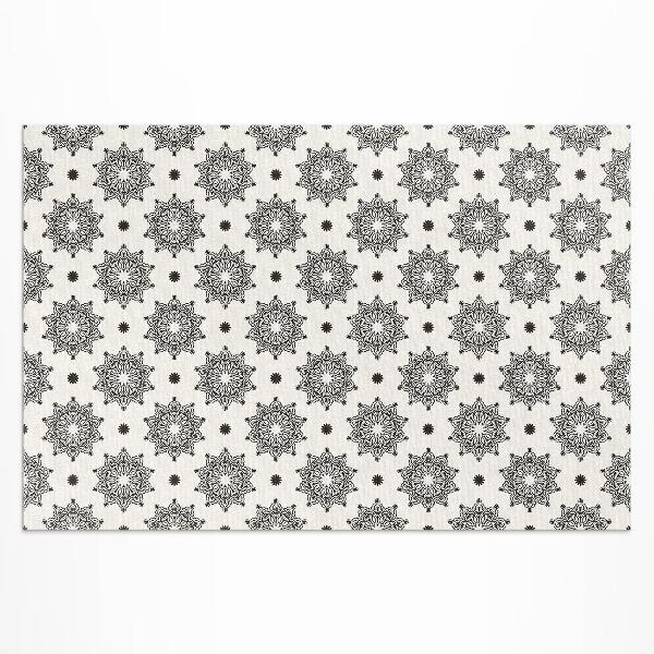 Covor interior din vinil Mandale mici model boho oriental
