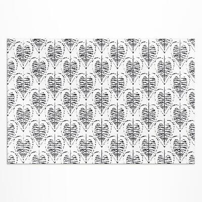 Covor de vinil Boho frunze model regulat