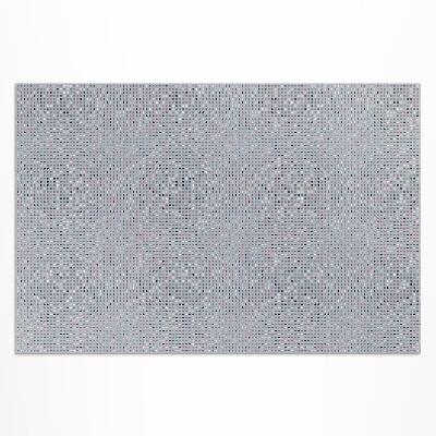 Covor de vinil acasă Puncte colorate detalii retro