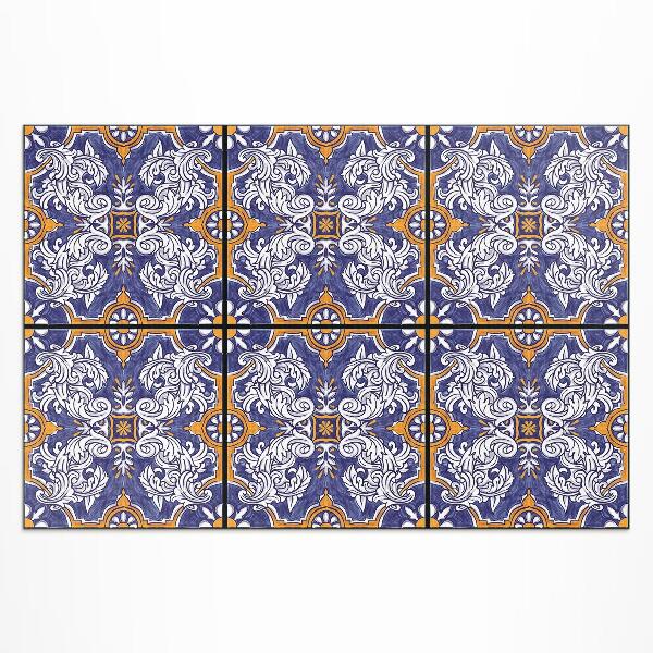 Covor de vinil Plăci elegante cu ornamente florale