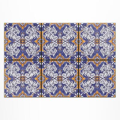 Covor de vinil Plăci elegante cu ornamente florale
