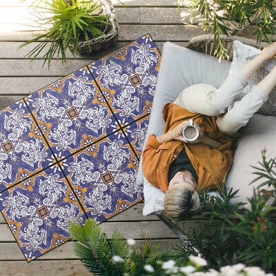 Covor de vinil Plăci elegante cu ornamente florale