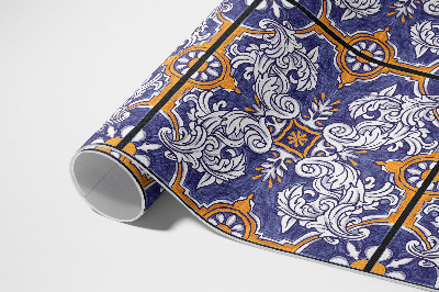 Covor de vinil Plăci elegante cu ornamente florale