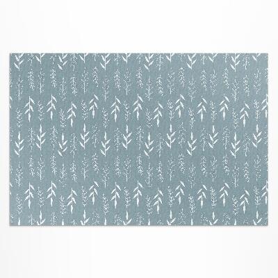 Covor de vinil Ilustrație minimalistă de crengi și frunze