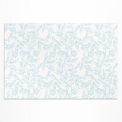 Covor de vinil Schiță de frunze elegante de epocă