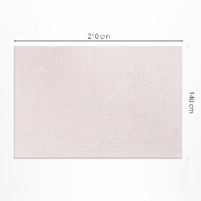Covor de vinil Mozaic fin în culori pastelate
