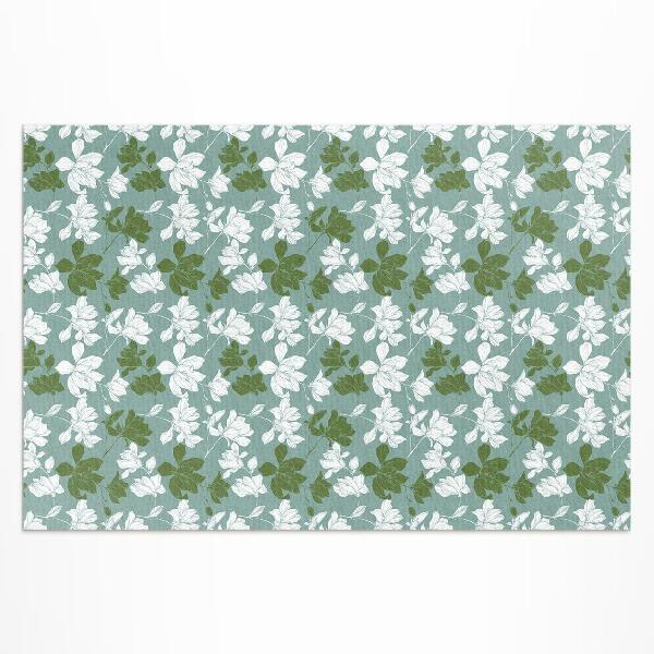 Covor interior din vinil Model floral subtil