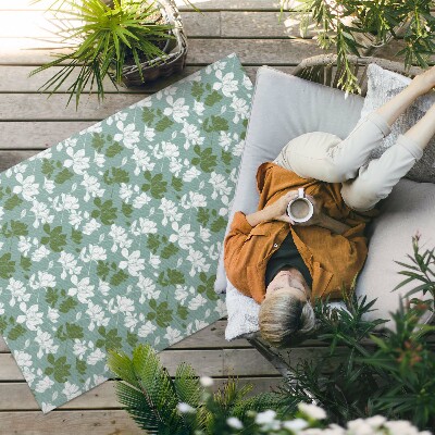 Covor interior din vinil Model floral subtil