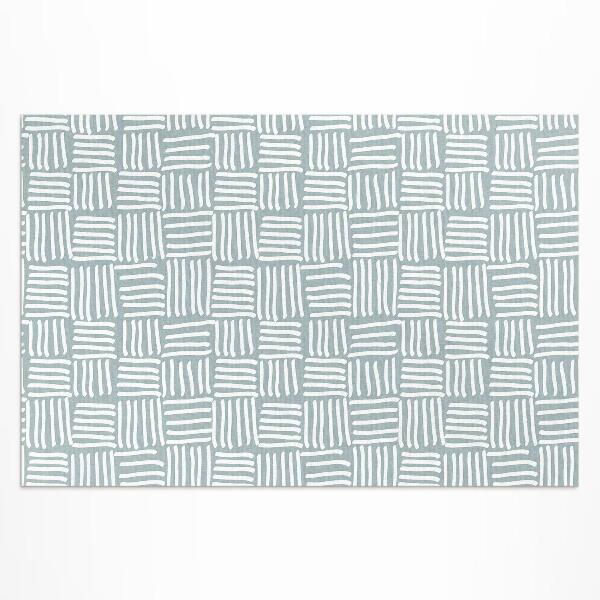 Covor de vinil Model minimalist Boho plaid