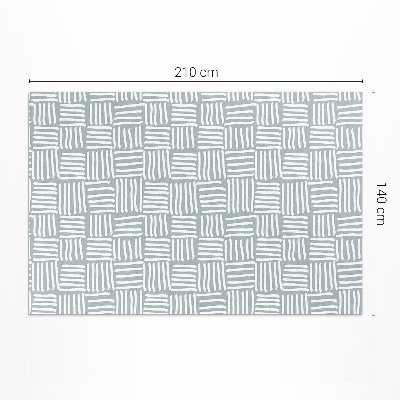 Covor de vinil Model minimalist Boho plaid