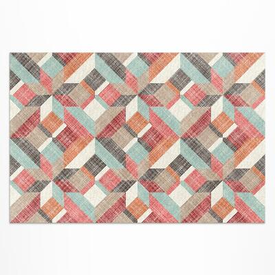 Covor de vinil Model geometric purtabil
