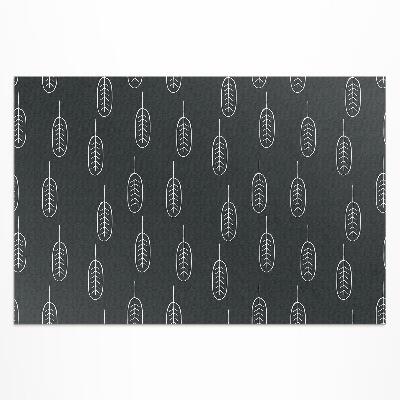 Covor de vinil acasă Minimalist boho frunze