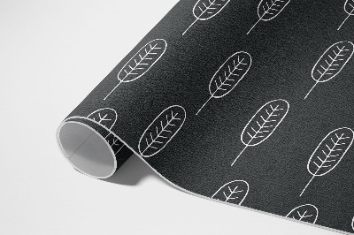 Covor de vinil acasă Minimalist boho frunze