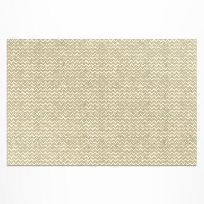 Covor interior din vinil Design boho cu cusături neregulate