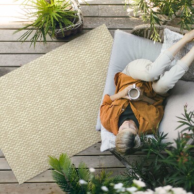 Covor interior din vinil Design boho cu cusături neregulate