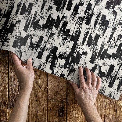 Covor interior din vinil Abstracție monocromă a petelor de vopsea