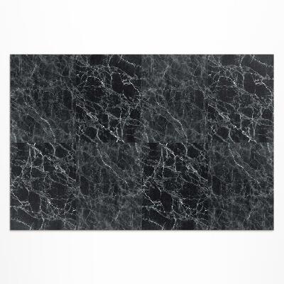 Covor de vinil Plăci de piatră din marmură închisă