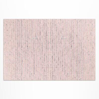 Covor de vinil Perete din cărămidă fină pastel