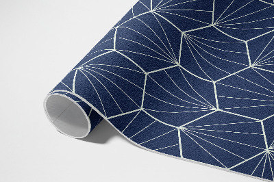 Covor interior din vinil Hexagoane cu modele liniare