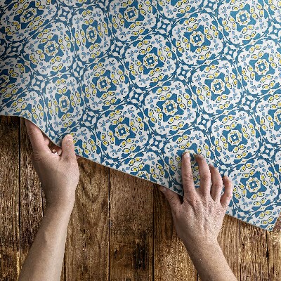 Covor interior din vinil Mozaic portughez dale ornamentale