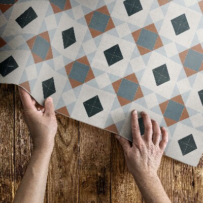 Covor de vinil Mozaic geometric dale frumoase