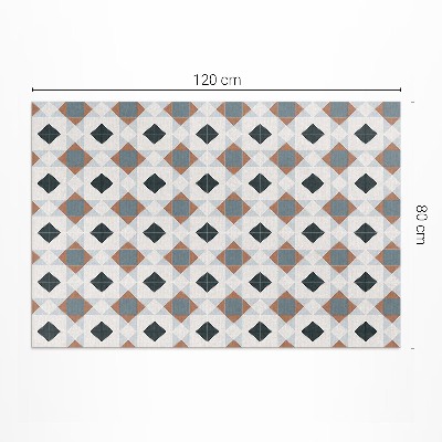 Covor de vinil Mozaic geometric dale frumoase