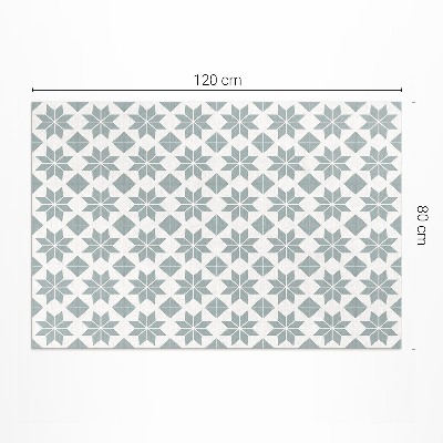 Covor de vinil acasă Stele decorative dale mici