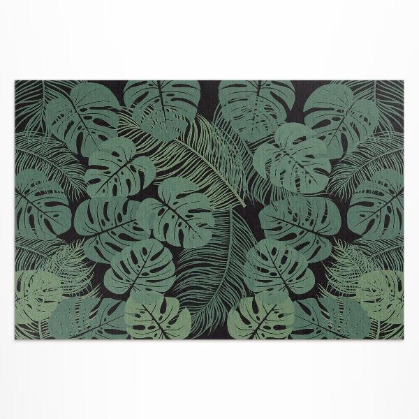 Covor de vinil Ilustrație de plante tropicale monstera