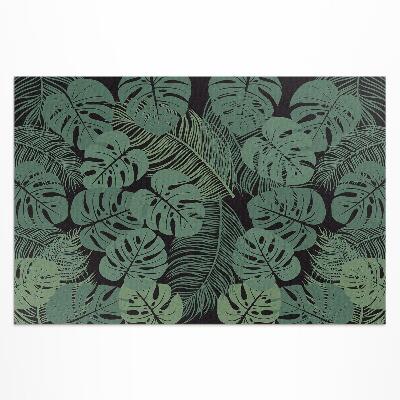 Covor de vinil Ilustrație de plante tropicale monstera