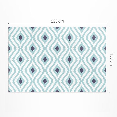 Covor de vinil Valuri abstracte design elegant