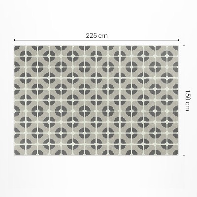 Covor de vinil acasă Mozaic de forme geometrice