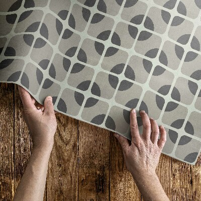 Covor de vinil acasă Mozaic de forme geometrice