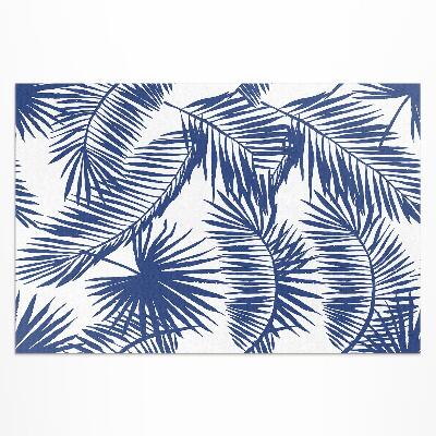 Covor de vinil Ilustrație cu frunze tropicale