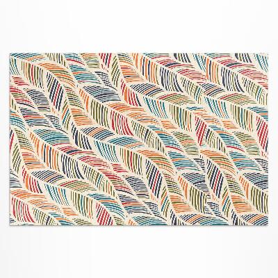 Covor de vinil Frunze colorate abstracte boho