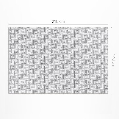 Covor de vinil acasă Mozaic geometric model fin