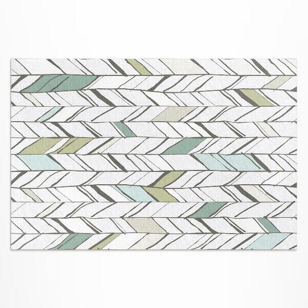Covor interior din vinil Abstract herringbone stil indian