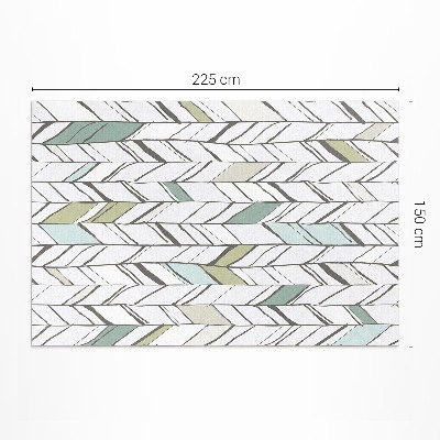 Covor interior din vinil Abstract herringbone stil indian