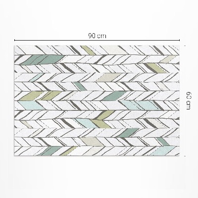Covor interior din vinil Abstract herringbone stil indian