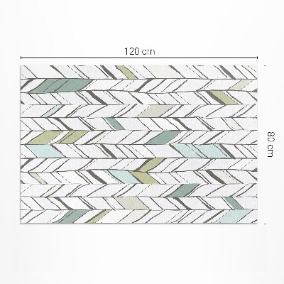 Covor interior din vinil Abstract herringbone stil indian