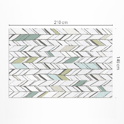 Covor interior din vinil Abstract herringbone stil indian