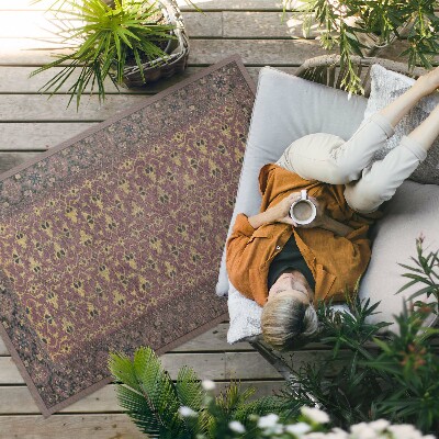 Covor interior din vinil Imitație de covor în roz murdar