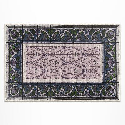 Covor interior din vinil Vitraliu gotic violet