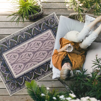 Covor interior din vinil Vitraliu gotic violet