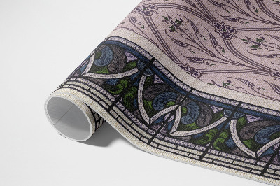 Covor interior din vinil Vitraliu gotic violet