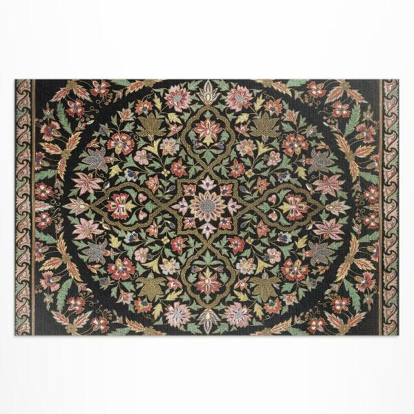 Covor de vinil acasă Model hippie colorat