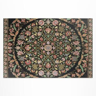 Covor de vinil acasă Model hippie colorat