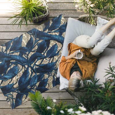 Covor interior din vinil Frunze de floarea porumbului motiv vegetal natură