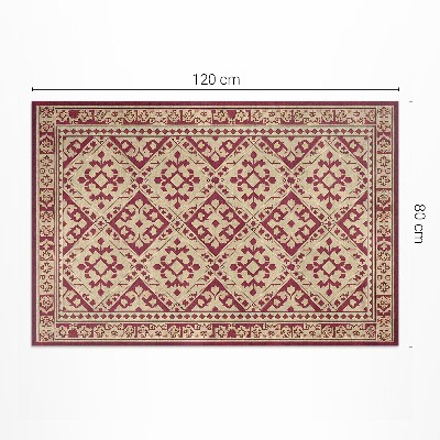 Covor de vinil Motiv regulat în stil vintage vechi